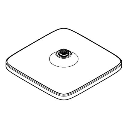 GROHE 26695000 - Peadušš VITALIO COMFORT 250 × 250 mm läikiv kroom