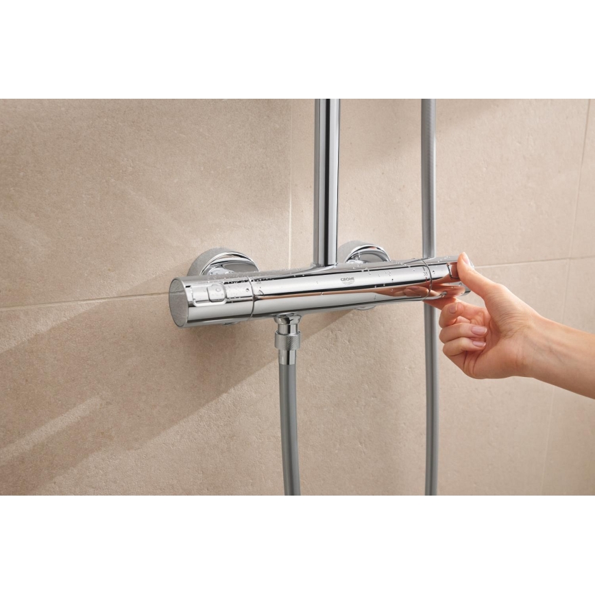 GROHE 26696001 - VITALIO COMFORT 250 dušisüsteem, 250 × 250 mm, läikiv kroom