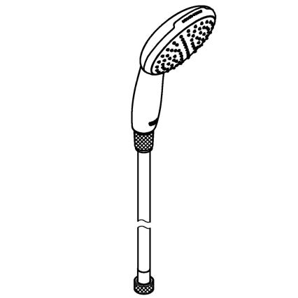 GROHE 26720001 - käsidušš VITALIO START 110 1500 mm läikiv kroom