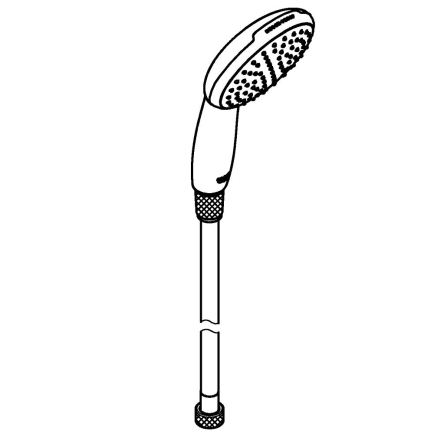 GROHE 26720001 - käsidušš VITALIO START 110 1500 mm läikiv kroom