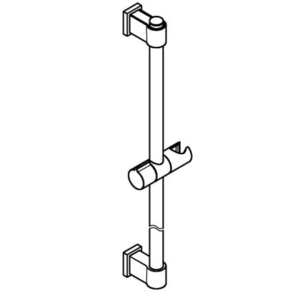 GROHE 26970001 - Dušivarras VITALIO UNIVERSAL 1150 mm, läikiv kroomviimistlus
