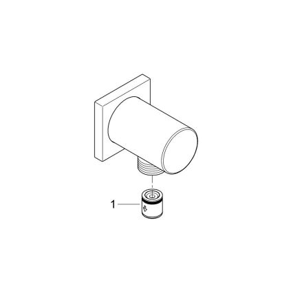 GROHE 27076000 - Seinaküünarnukk RAINSHOWER läikiv kroom
