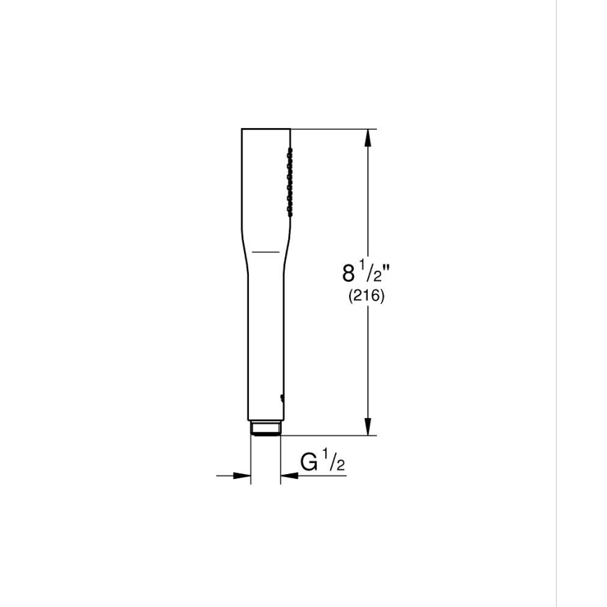 GROHE 27400000 - Käsidušš EUPHORIA COSMOPOLITAN Stick 216 mm läikiv kroom