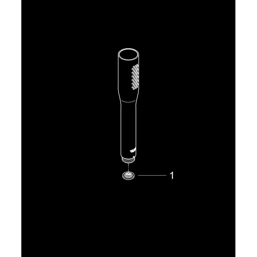 GROHE 27458000 - Käsidušš VITALIO GET STICK 216 mm läikiv kroom