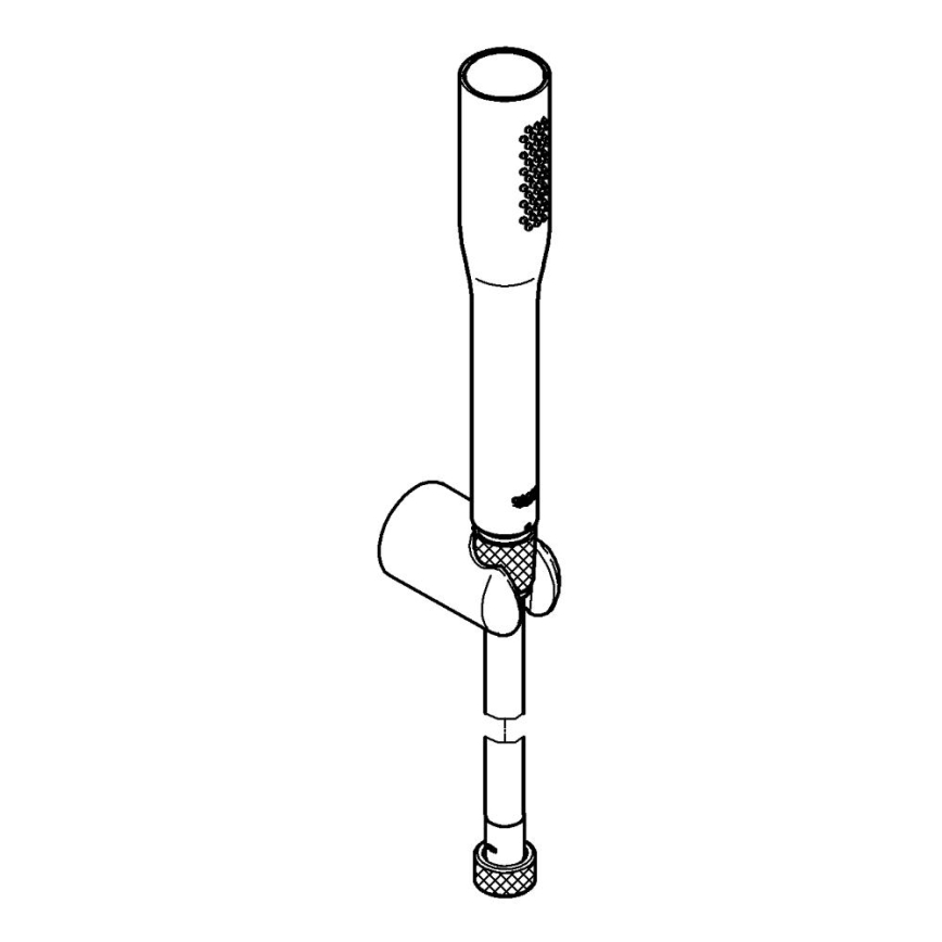 GROHE 27459000 - Dušikomplekt VITALIO GET STICK 1500 mm läikiv kroom