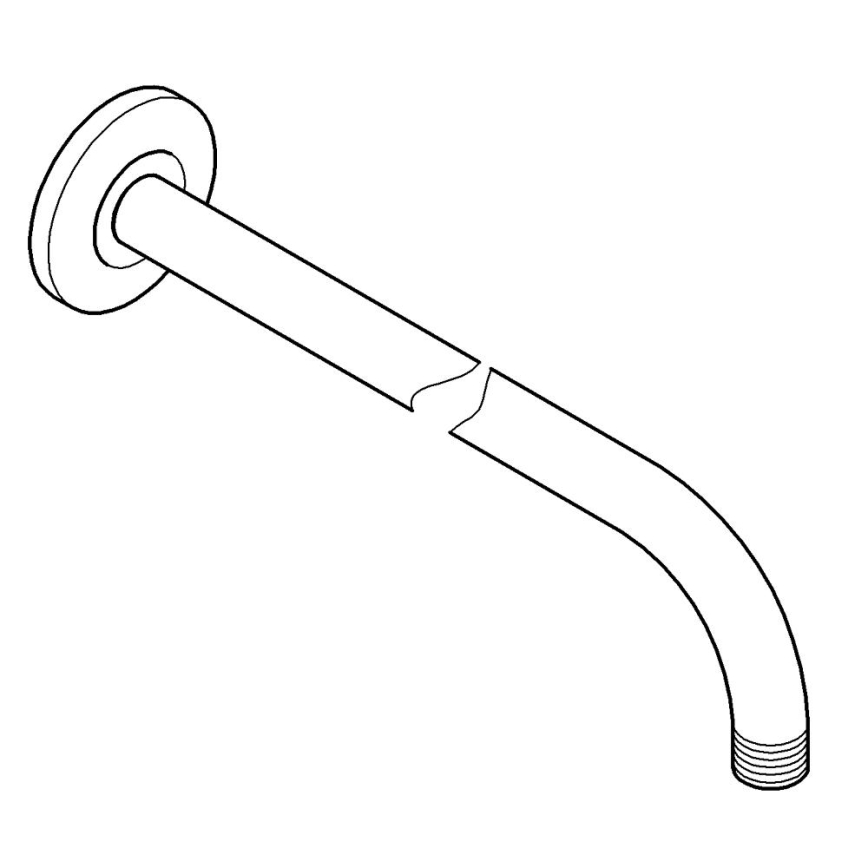 GROHE 27851000 - Dušivarras TEMPESTA 400 mm läikiv kroom