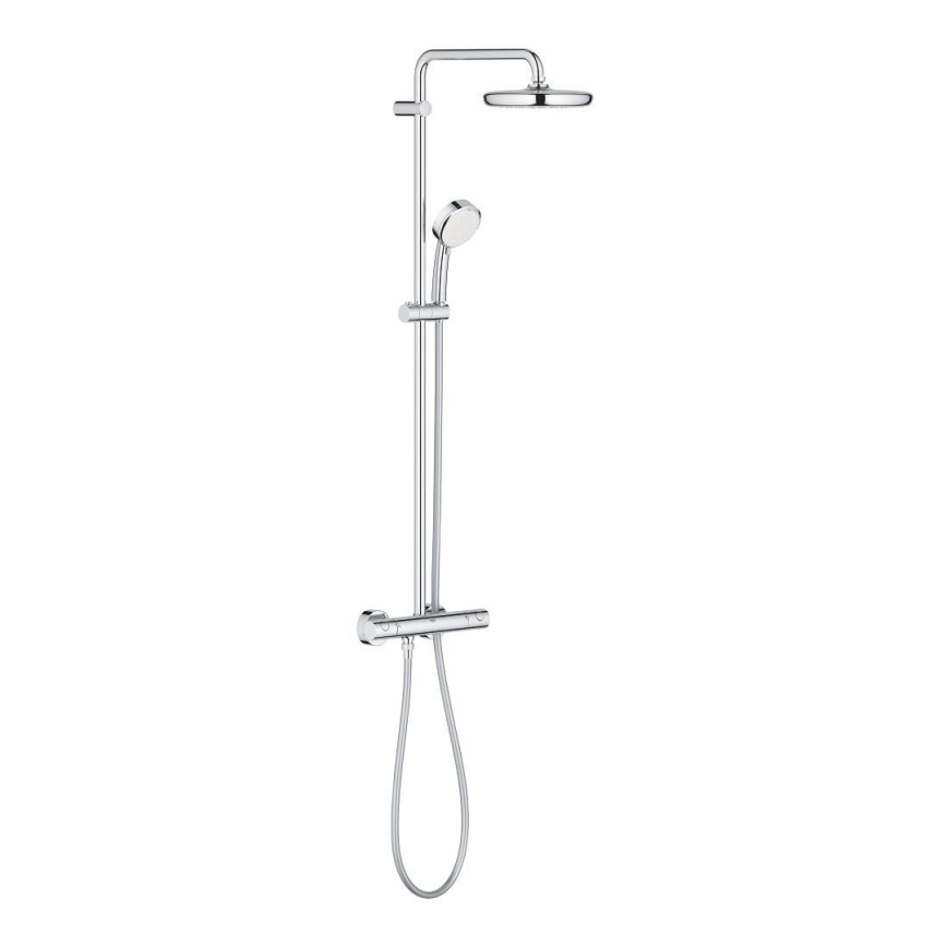 GROHE 27922001 - Dušikomplekt termostaatse segistiga TEMPESTA COSMOPOLITAN 210 läikiv kroom
