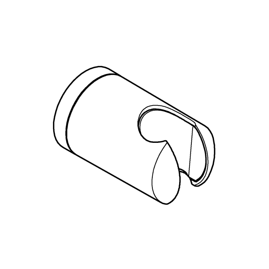 GROHE 27958001 - seinakinnitus dušile VITALIO UNIVERSAL läikiv kroom