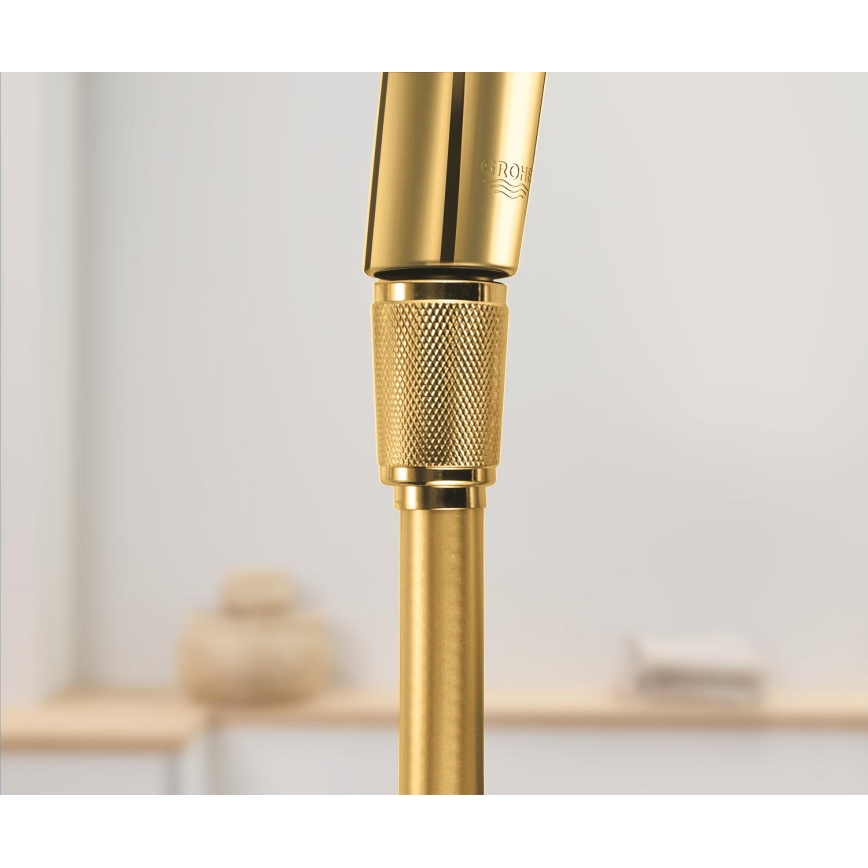 GROHE 28362GL1 - Dušivoolik SILVERFLEX 1250 mm harjatud kuldne viimistlus