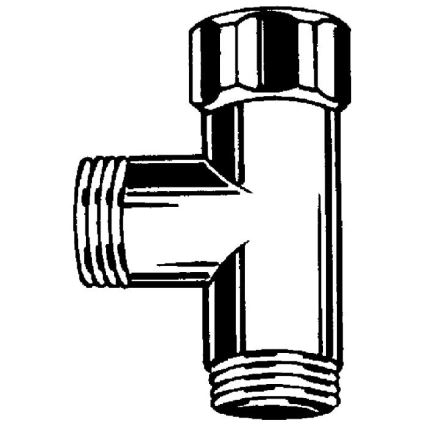 GROHE 28874000 - T-liitmik DN 15 läikiv kroom