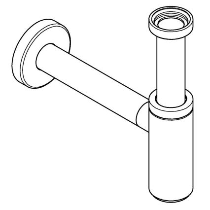 GROHE 28912AL0 - sifoon DN 32 grafiit