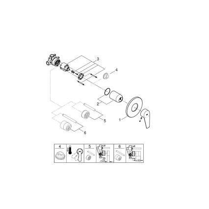 GROHE 29040001 - dušisegisti BAUEDGE läikiv kroom