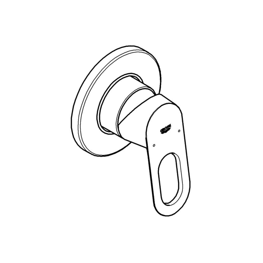 GROHE 29042000 - BAULOOP dušisegisti, läikiv kroom