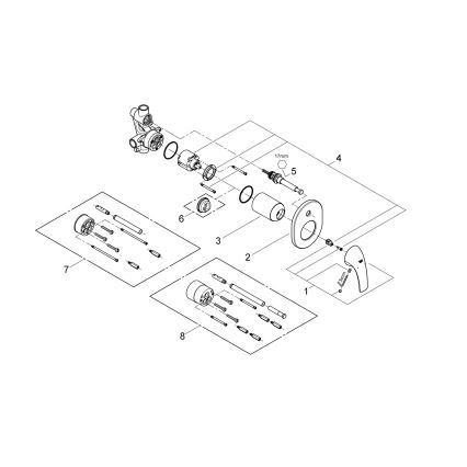 GROHE 29043000 - EUROCUBE vannisegisti, läikiv kroom