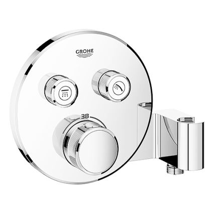 GROHE 29120000 - GROHTHERM SMARTCONTROL sisseehitatud termostaatne dušisegisti + kroomitud hoidik