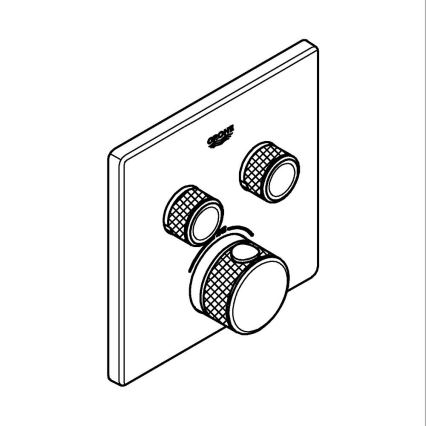 GROHE 29124A00 - GROHTHERM SMARTCONTROL termostaatsegisti, grafiit