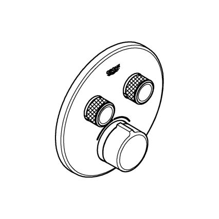 GROHE 29145000 - Peidetava segisti katteplaat SMARTCONTROL, läikiv kroom