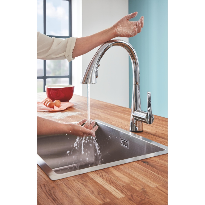 GROHE 30219002 - Elektrooniline köögisegisti ZEDRA TOUCH läikiv kroom