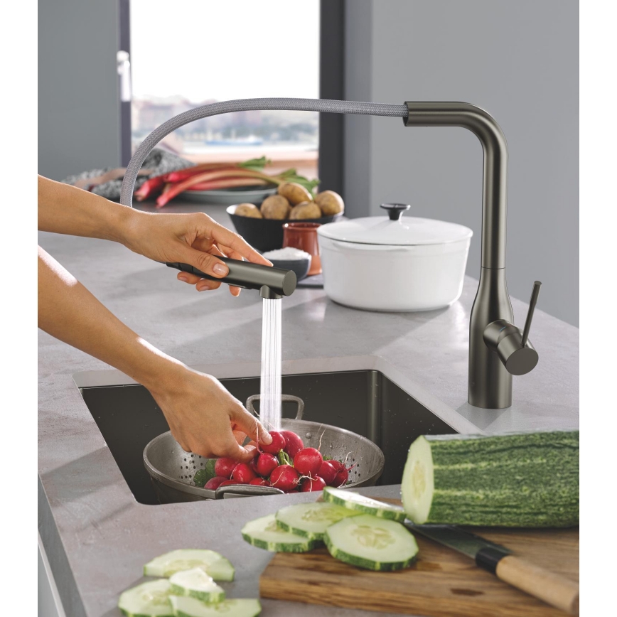 GROHE 30270AL0 - Köögisegisti ESSENCE grafiit