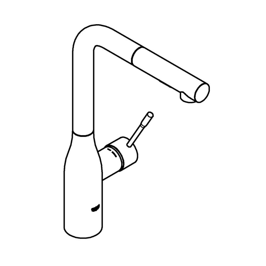 GROHE 30270DL0 - Köögisegisti ESSENCE, pronksne