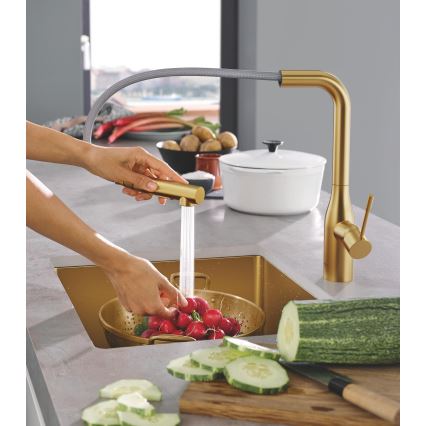 GROHE 30270GN0 - ESSENCE valamu segisti, kuldne