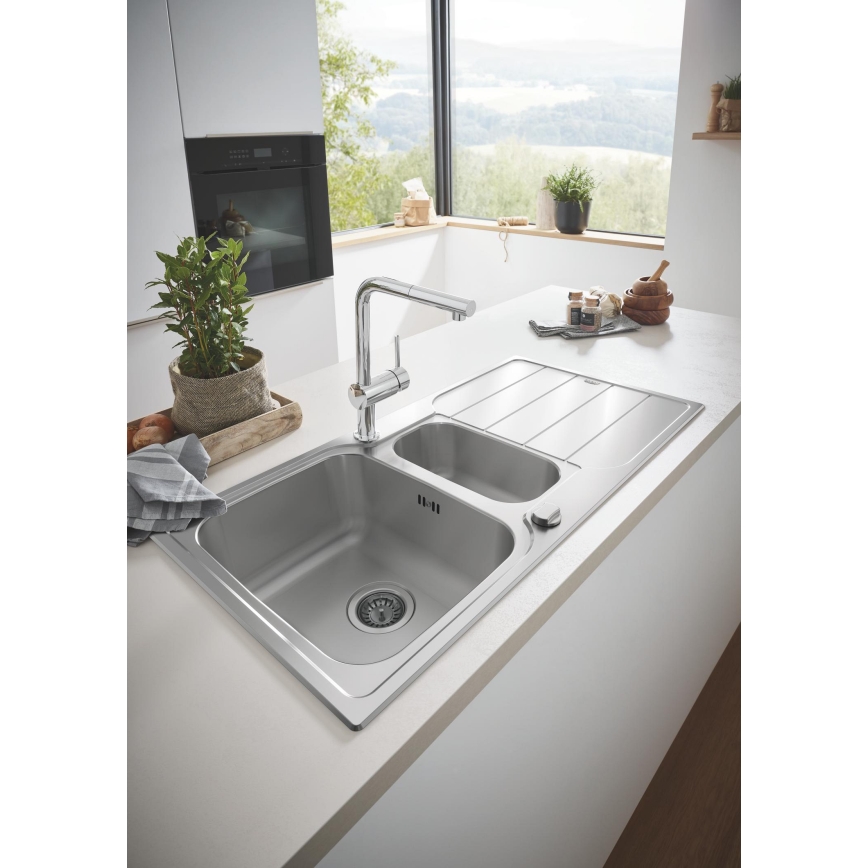 GROHE 30274000 - Köögivalamu segisti, L-kujuline väljavool, läikiv kroom