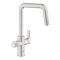 GROHE 30595DC0 - Köögisegisti BLUE PURE roostevabast terasest