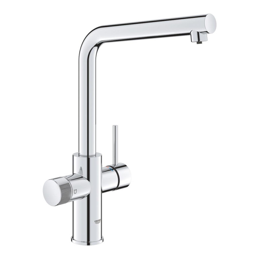 GROHE 30600000 - Köögisegisti BLUE PURE, L-kujuline väljalase, läikiv kroom