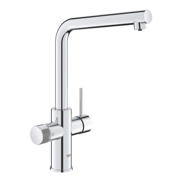 GROHE 30600000 - Köögisegisti BLUE PURE, L-kujuline väljavool, läikiv kroom