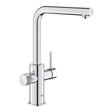 GROHE 30601000 - BLUE PURE A köögisegisti väljatõmmatava otsikuga, läikiv kroomviimistlus