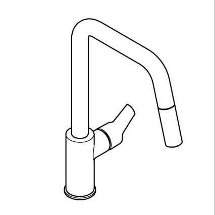 GROHE 30631000 - Köögisegisti QUICKFIX START 362 mm, läikiv kroom