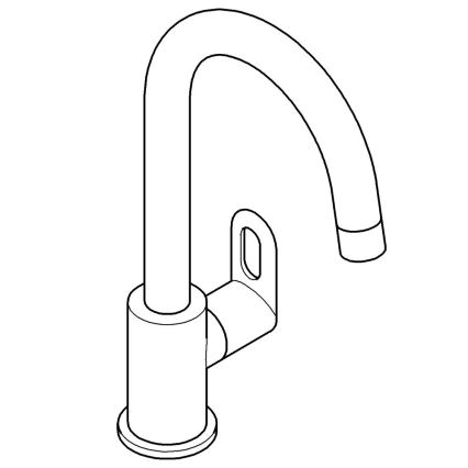GROHE 31222000 - BAULOOP köögivalamu segisti, poleeritud kroom