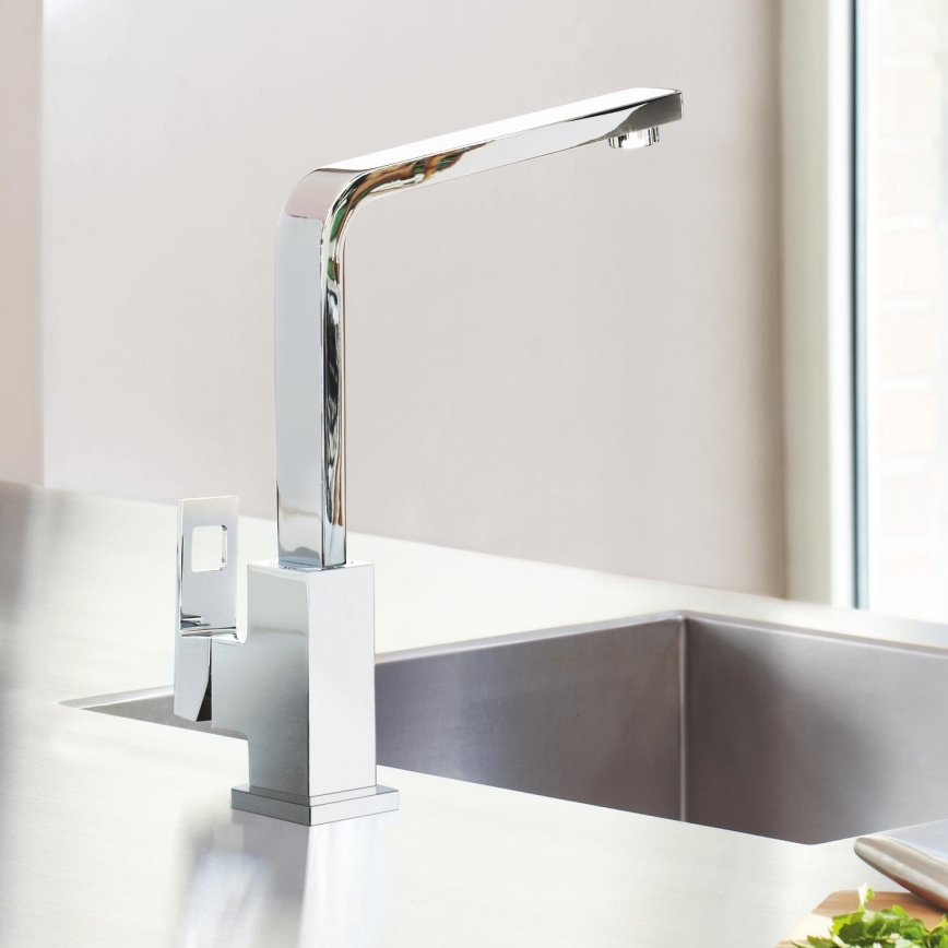 GROHE 31255000 - EUROCUBE köögisegisti, läikiv kroom