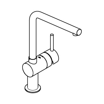 GROHE 31375000 - Valamusegisti A, 360 mm, läikiv kroom