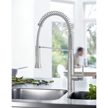 GROHE 31379DC0 - K7 köögisegisti, roostevaba teras