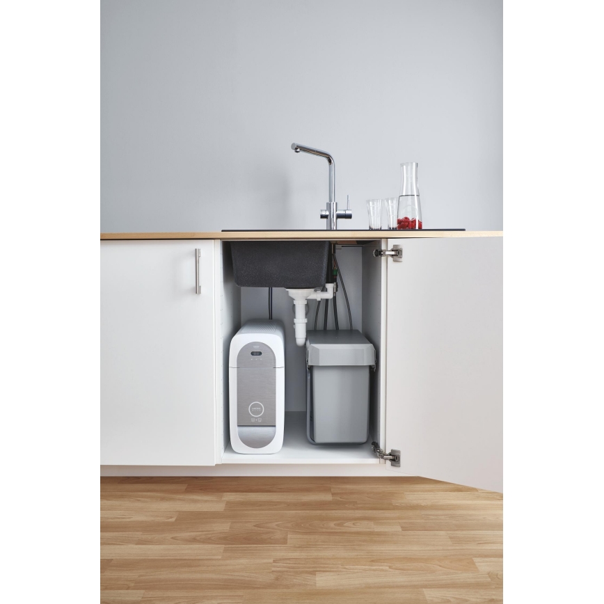 GROHE 31454001 - Köögisegisti BLUE HOME, L-kujuline väljavool, läikiv kroom