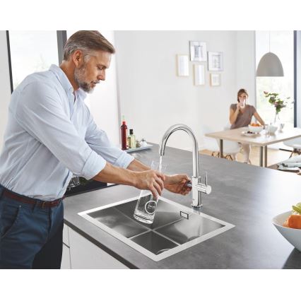 GROHE 31455001 - köögisegisti BLUE HOME läikiv kroom