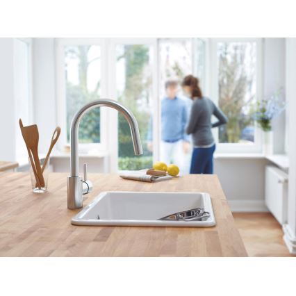 GROHE 31483DC2 - CONCETTO köögisegisti roostevabast terasest