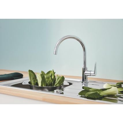 GROHE 31536001 - Köögisegisti BAUCURVE 332 mm läikiv kroom