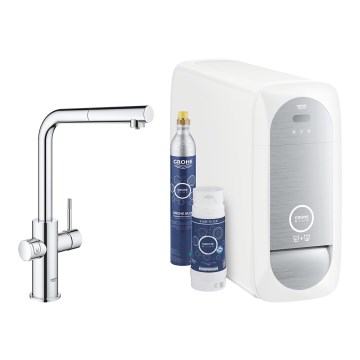 GROHE 31539000 - Köögikraan BLUE HOME, L-kujuline väljavool, läikiv kroom