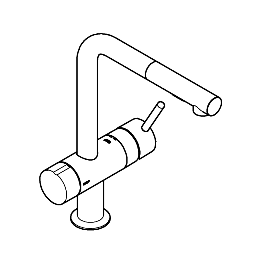 GROHE 31558GN0 - Valamusegisti A kuldne