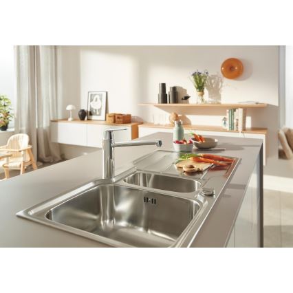 GROHE 31572SD1 - Köögivalamu K500 1000 × 500 mm, roostevabast terasest