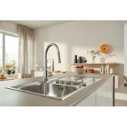 GROHE 31572SD1 - Köögivalamu K500 1000 × 500 mm, roostevabast terasest
