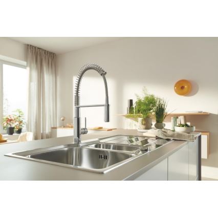 GROHE 31572SD1 - Köögivalamu K500 1000 × 500 mm, roostevabast terasest