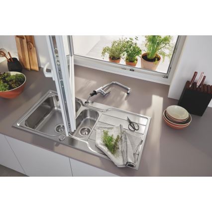 GROHE 31572SD1 - Köögivalamu K500 1000 × 500 mm, roostevabast terasest