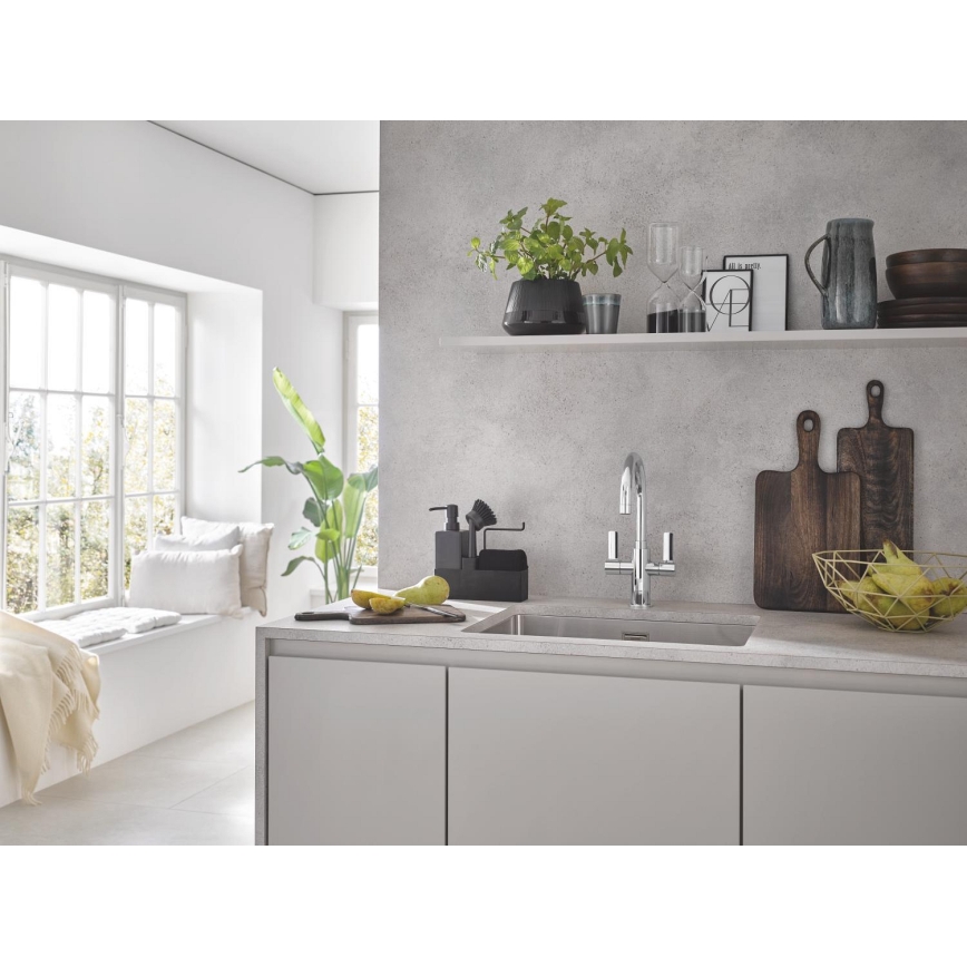 GROHE 31574SD1 - Köögivalamu K700U 550 x 450 mm roostevaba teras