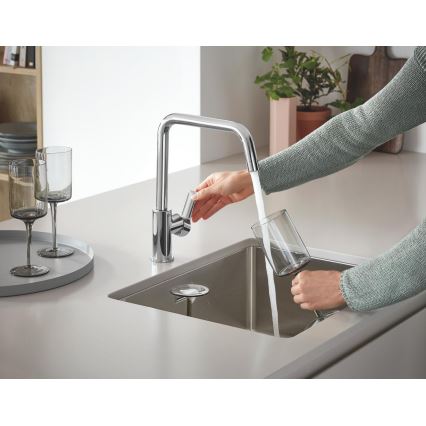 GROHE 31574SD1 - Köögivalamu K700U 550 x 450 mm, roostevabast terasest