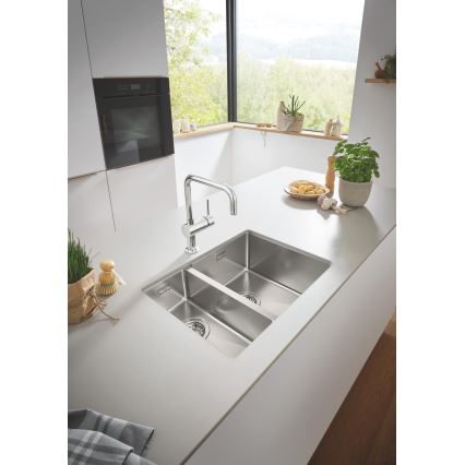 GROHE 31576SD1 - Köögivalamu K700U 595 × 450 mm, roostevabast terasest