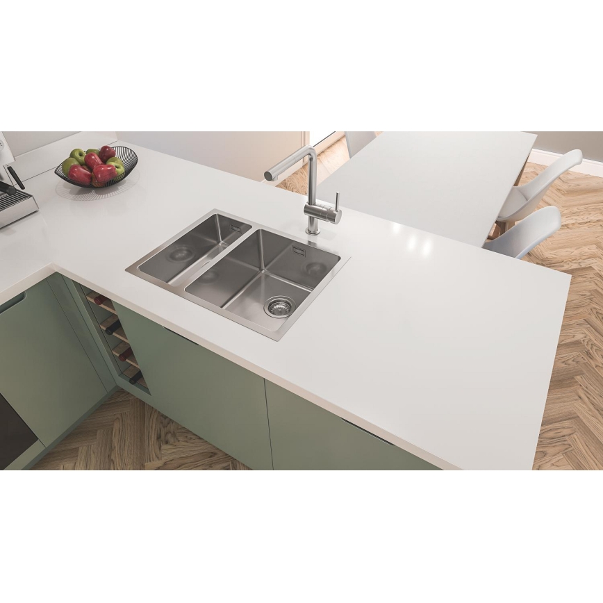 GROHE 31576SD1 - Köögivalamu K700U 595 × 450 mm, roostevabast terasest
