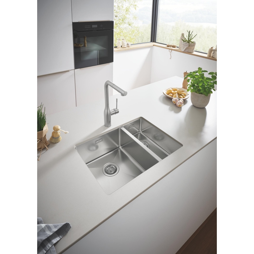 GROHE 31577SD1 - Köögivalamu K700U 595 × 450 mm roostevabast terasest